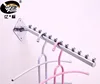 Free sample wall hooks firm 19mm round tube chrome display hanging wall hooks