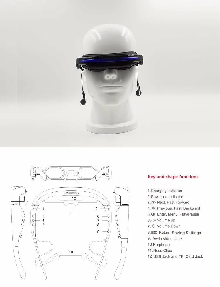 Portable 52' virtual reality  private theatre  video glasses vr goggles (1).jpg