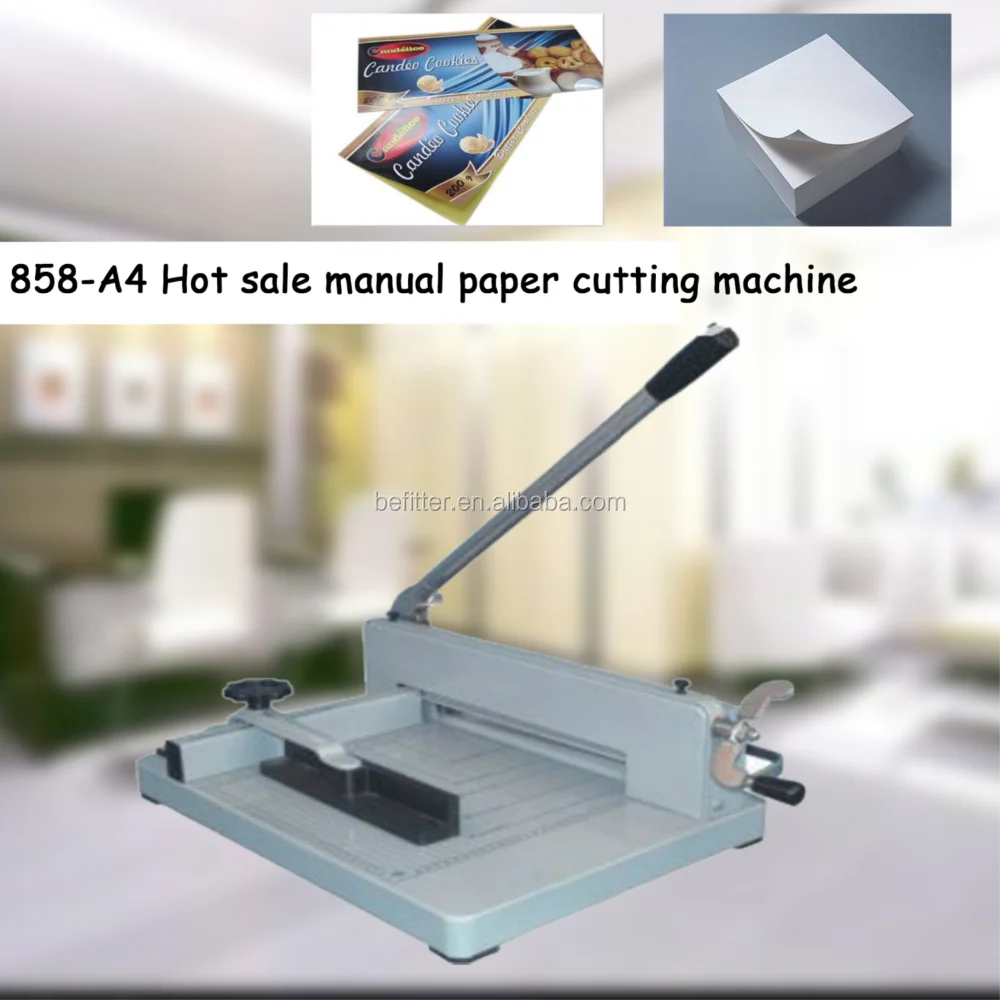 858a4 Hot Sale Manual Paper Cutting Machine Buy Paper Cutting Machine,Manual Paper Cutter
