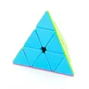 IQ puzzle train brain game 9.8cm pyramid folding magical triangle cube for kids