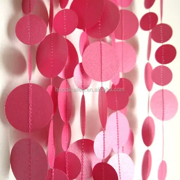 handmade paper garland