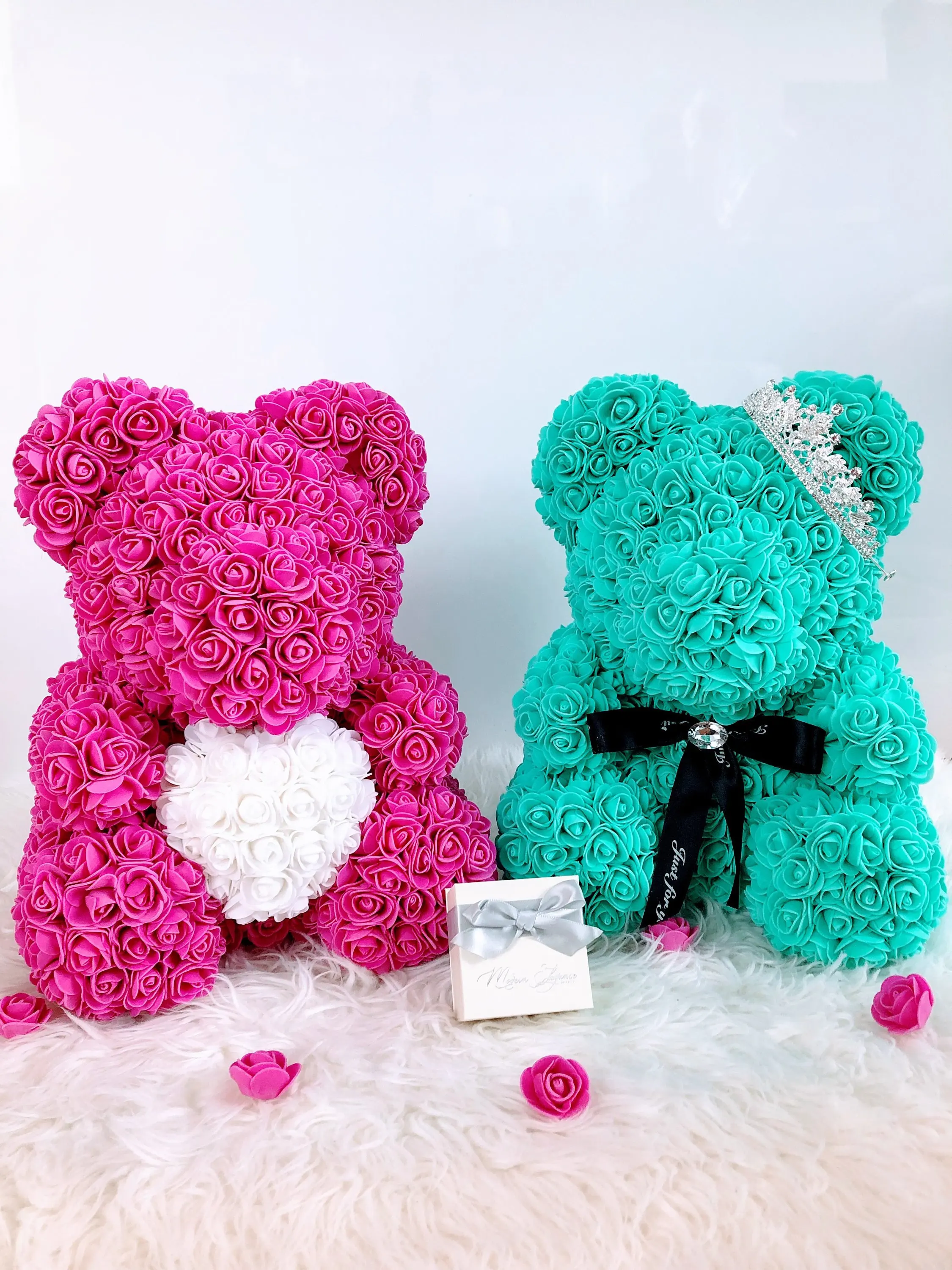 valentines day flower bears