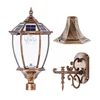 Waterproof Aluminum 3.7V Voltage Outdoor Lamp Pillar Gate Fence Solar Powered Led Post Light