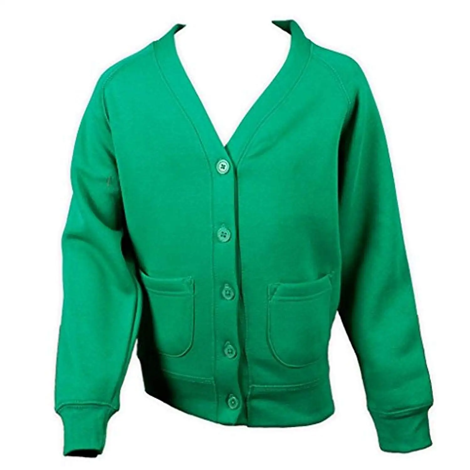 adam /& eesa Childrens Button up Cardigan School Uniform Long Sleeve 12 Colours Ages 3-13