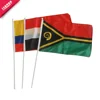 Custom National Hand Flag Custom Hand Held Flag Printed Hand Shake Flag