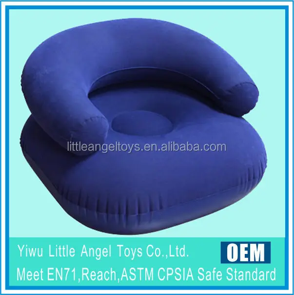 
New Design EN716P PVC Flocked PVC inflatable sofa 