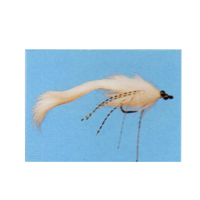Nh&agrave; m&aacute;y Gi&aacute; B&aacute;n Bu&ocirc;n Nước Mặn Fly Fishing Lures Bass Cục Cứt-M&agrave;u Trắng Duy Nhất Nhộng Fishing Ruồi