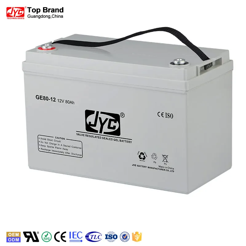 Maintenance Free Sealed Gel Battery 12v 80ah Lead Acid Battery for UPS/Backup