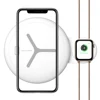 2 in1 Wireless Charger Dual Charging Units For iwatchs iphone samsung Universal phones