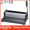 desktop manual twin ring wire closer and punching office machine