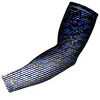 high quality factory OEM printed lycra compression cool knitted arm sleeve for cycling/basketball outdoor sports UV protection