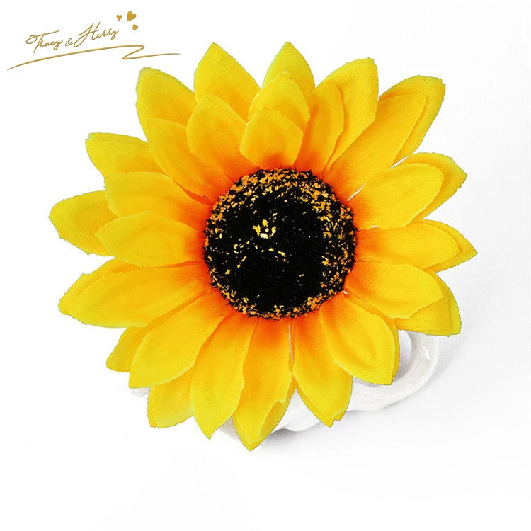 sunflower clips for hair