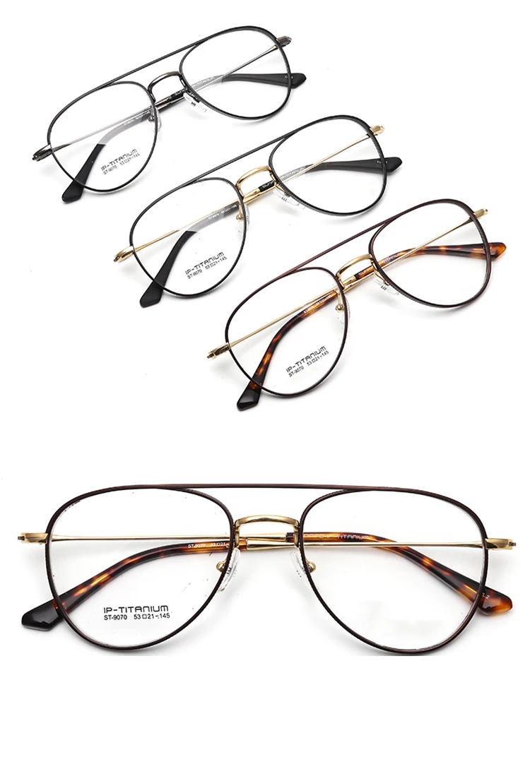 High End Fashion Optical Luxury Titanium Eyeglasses Frames Buy