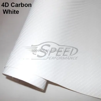 Motorcycle Car Accessories High Glossy 4d Car Vinyl Film White Color Carbon Fiber Buy Color Carbon Fiber Car Wrap Vinyl Film White Smart Car