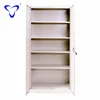 hot selling open face Strong Knock down structure Big Storage 4 adjustable Shelves 2 Swing Door Steel Filing Cabinet