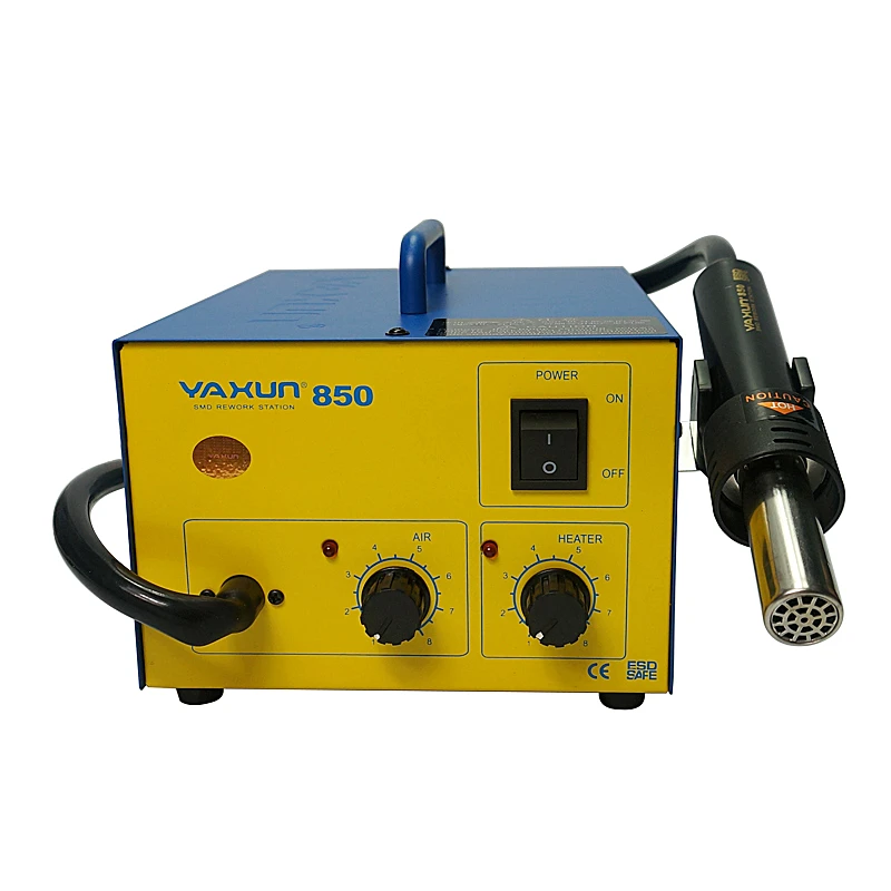 YAXUN YX-850 Hot air gun Soldering station Hot air desoldering station 220V 110V