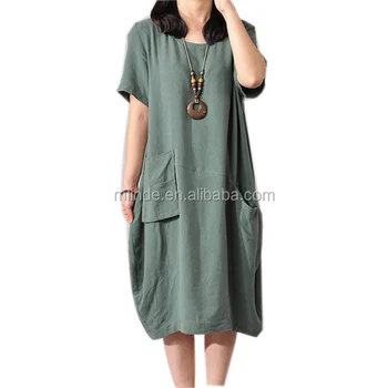 womens cotton linen dresses