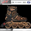GOSOME GX-1608 black color Dragon printing inline skate PU wheel inline skates professional slalom inline skate