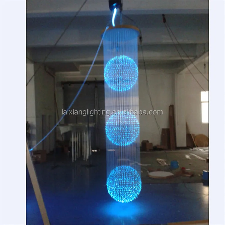 2017 Artificial  Crystal Light Transparent Chandelier Crystal For Chandelier Parts fiber optic pendant lighting