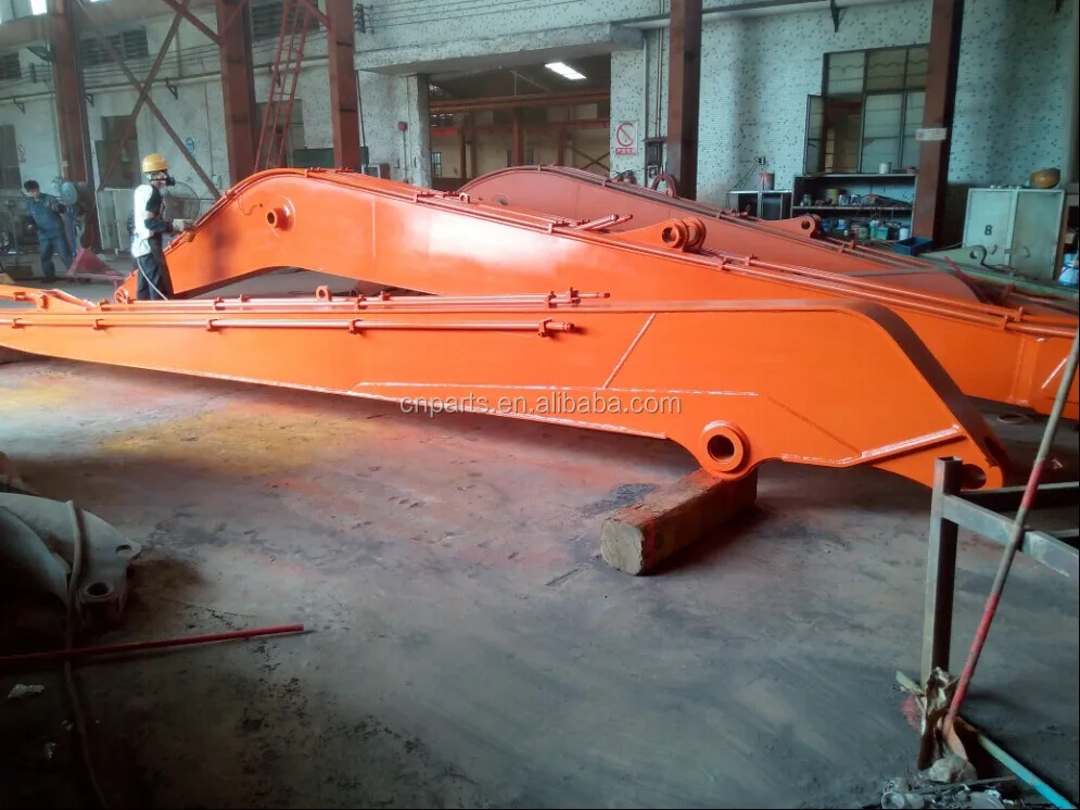 Excavator Pc120/pc150 Long Reach Boom Arm With Excavator Bucket
