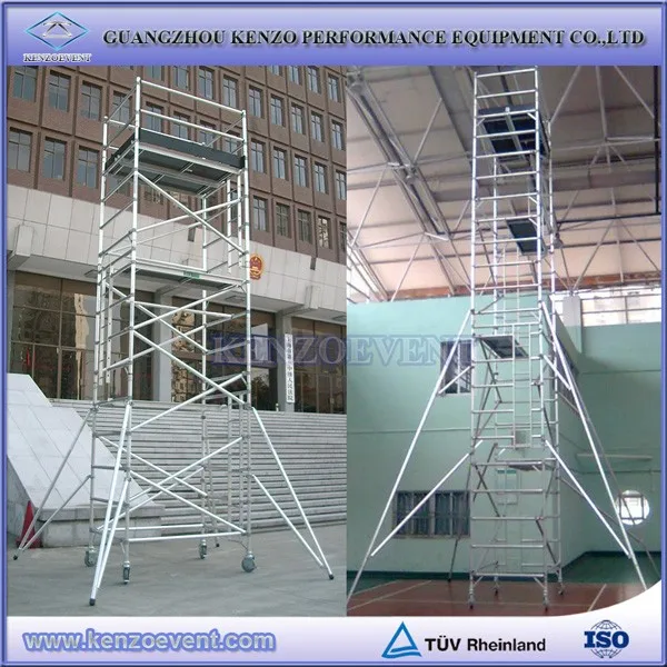 Construction aluminum scaffolding tower system for sale