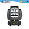 Cool white LED 3*3 12w RGBW LED matrix pixel wash beam moving head for sale