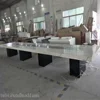 10 feet modern style custom size artificial stone office conference desk