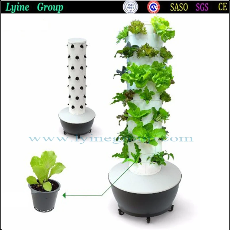 Lyine New Vertical Aeroponic Tower Garden Buy Aeroponic Tower