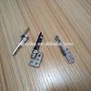 Latest stamping metal electronic hardware part notebook joint aluminum hinge