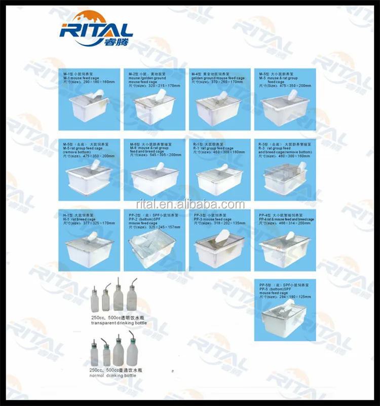 Laboratory Rodent Rat Mice Mouse Group Breeding Cage With Stainless