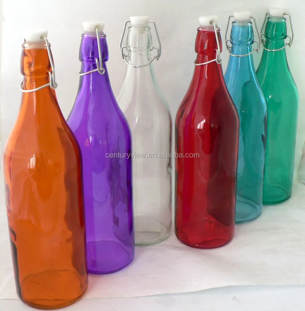 500ml 1 Liter Swing Top Glass Colored Bottles Wholesale Canada Buy Glass Bottles Wholesale