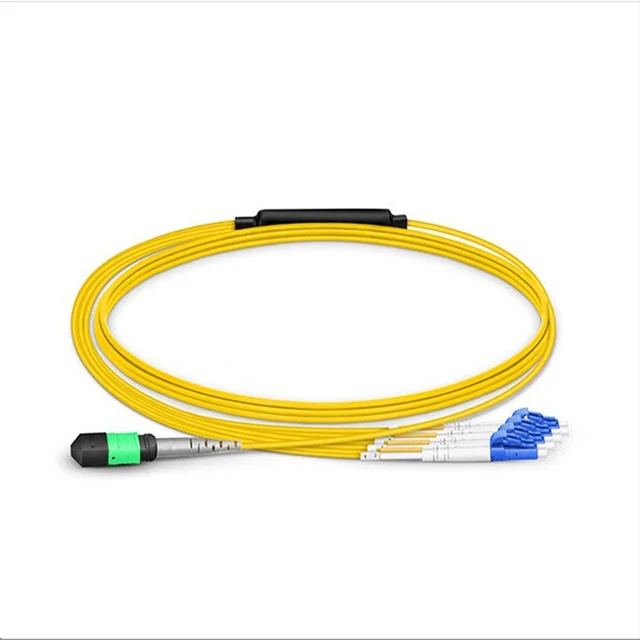 mpo mtp to fc ribbon ruggedized fiber optic patch cord cable