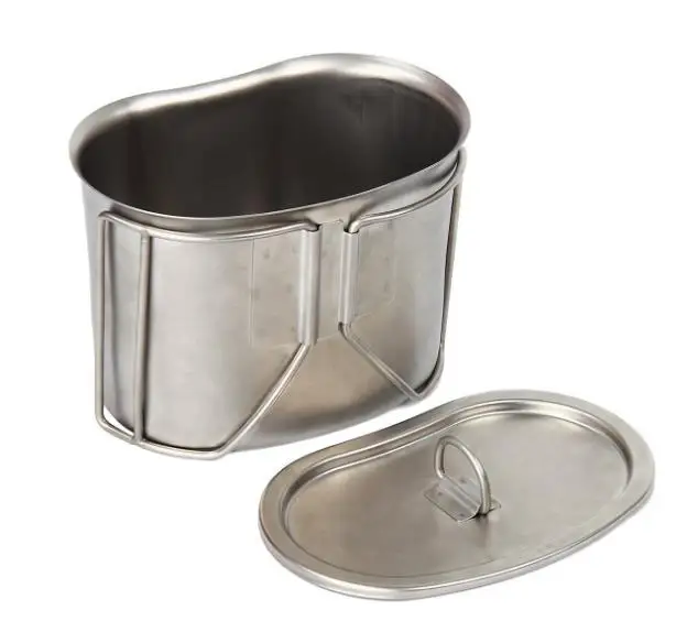 Stainless Steel Mess Tin Canteen With Lid With Butterfly Handle 1 Quart Buy Aluminium Cosplay