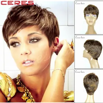 Short Bob Wigs For Black Women High Resistant Japanese Fiber