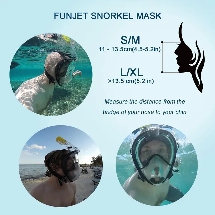 Hot! Diving Mask Underwater Scuba Anti Fog Full Face Snorkeling Mask