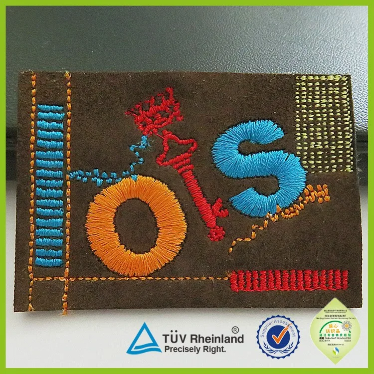 embroidery embroidered leather 