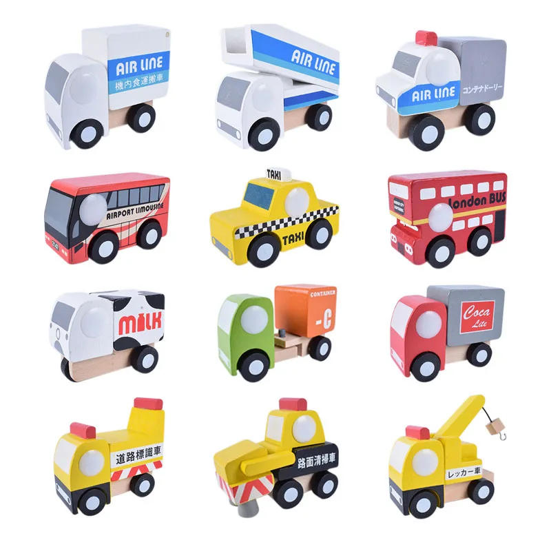 Toddler car toys 12pcs/set baby kid cartoon toy car Learning Educational traffic toys, kid gifts, Mini cute toy car