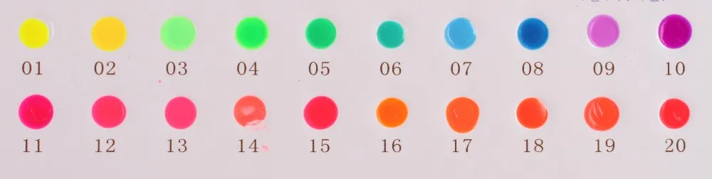 BIN high quality fashion nail art glow in dark 7ml Normal nail polish