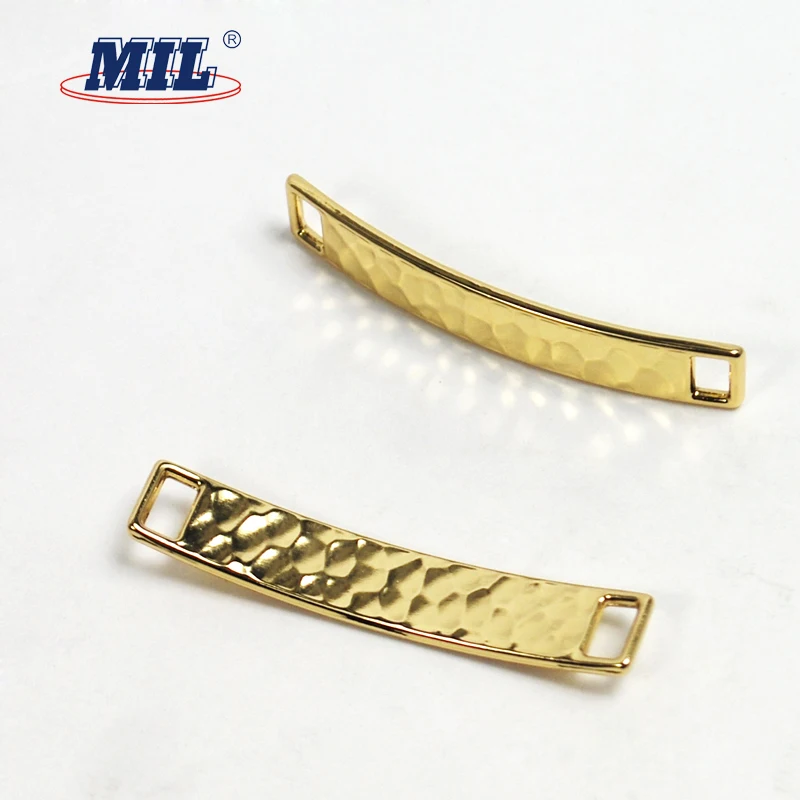 Custom brand logo label metal plate for clothing