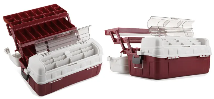 plastic fishing tackle box