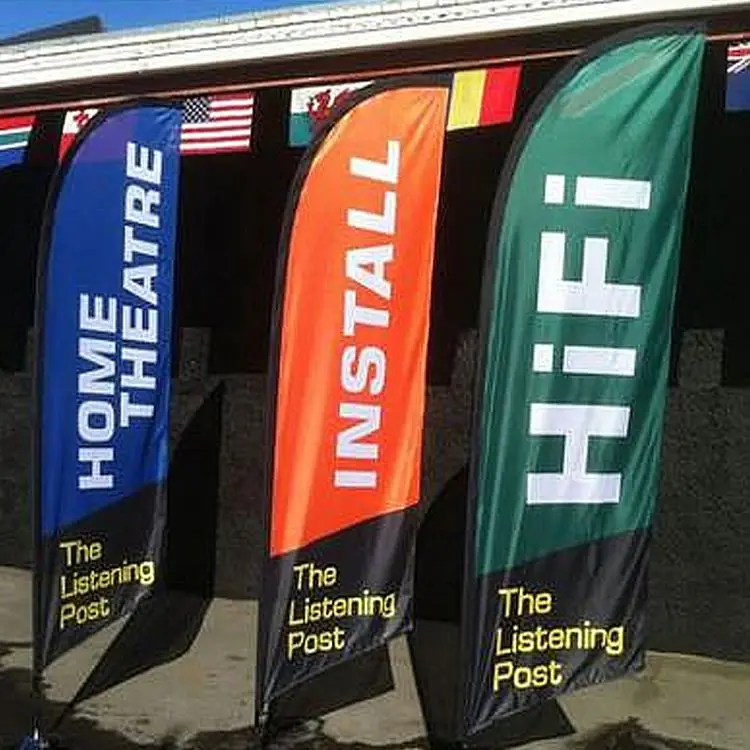 Hot Sale Flag Banner Display Custom Beach Flags And Banners For