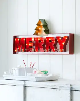 Holiday Merry Christmas Marquee Signs Vintage Decorative Light Wal Hanging Free Standing For Indoor Room Buy Merry Christmas Led Sign Outdoor