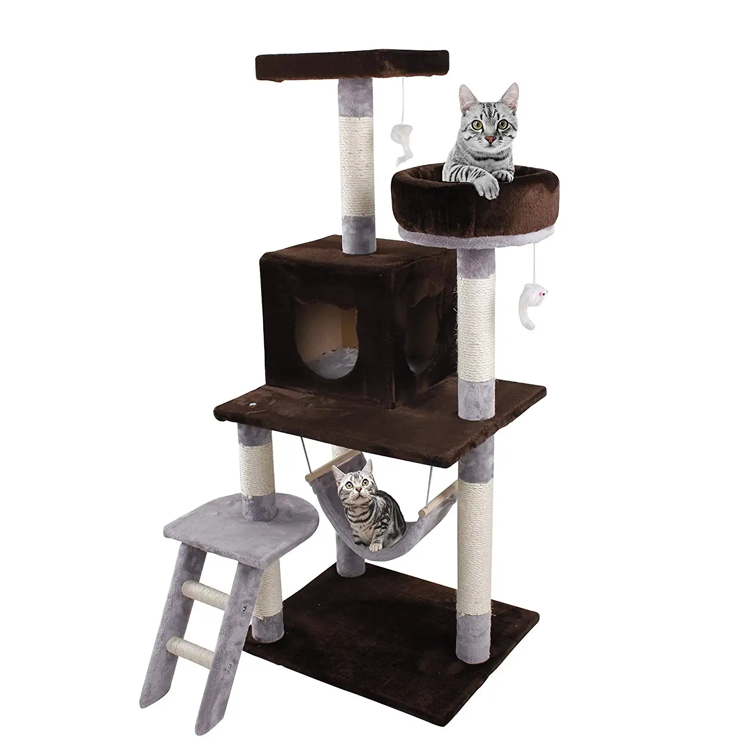 Get Quotations · Andeworld Huge Cats Activities Trees Condo House Furniture  for Cats and Kittens, Cats Climb,