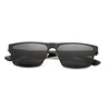 Wholesale Titanium wooden polarized cool style metal eyewear UV400 mirror sport sunglasses