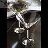 Diamond Insert Crystal Martini Champagne Glass for Bar Party Table Decoration