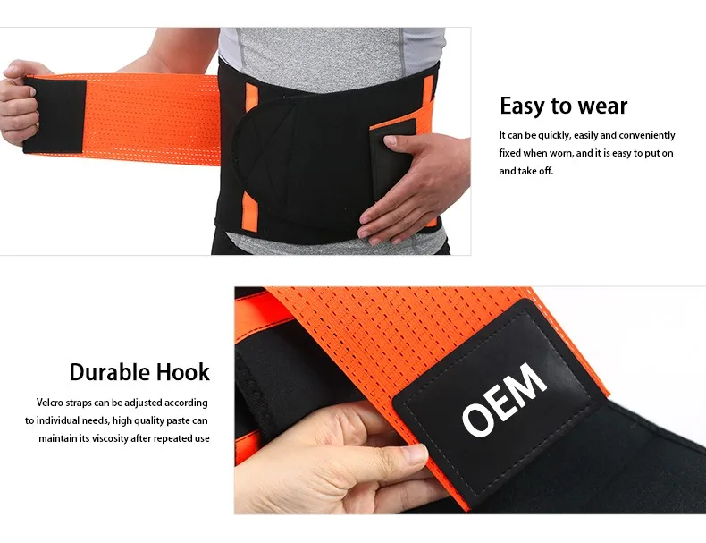 Amazon Hotsale Professional Waist Support Brace For Back Pain 6 Bone