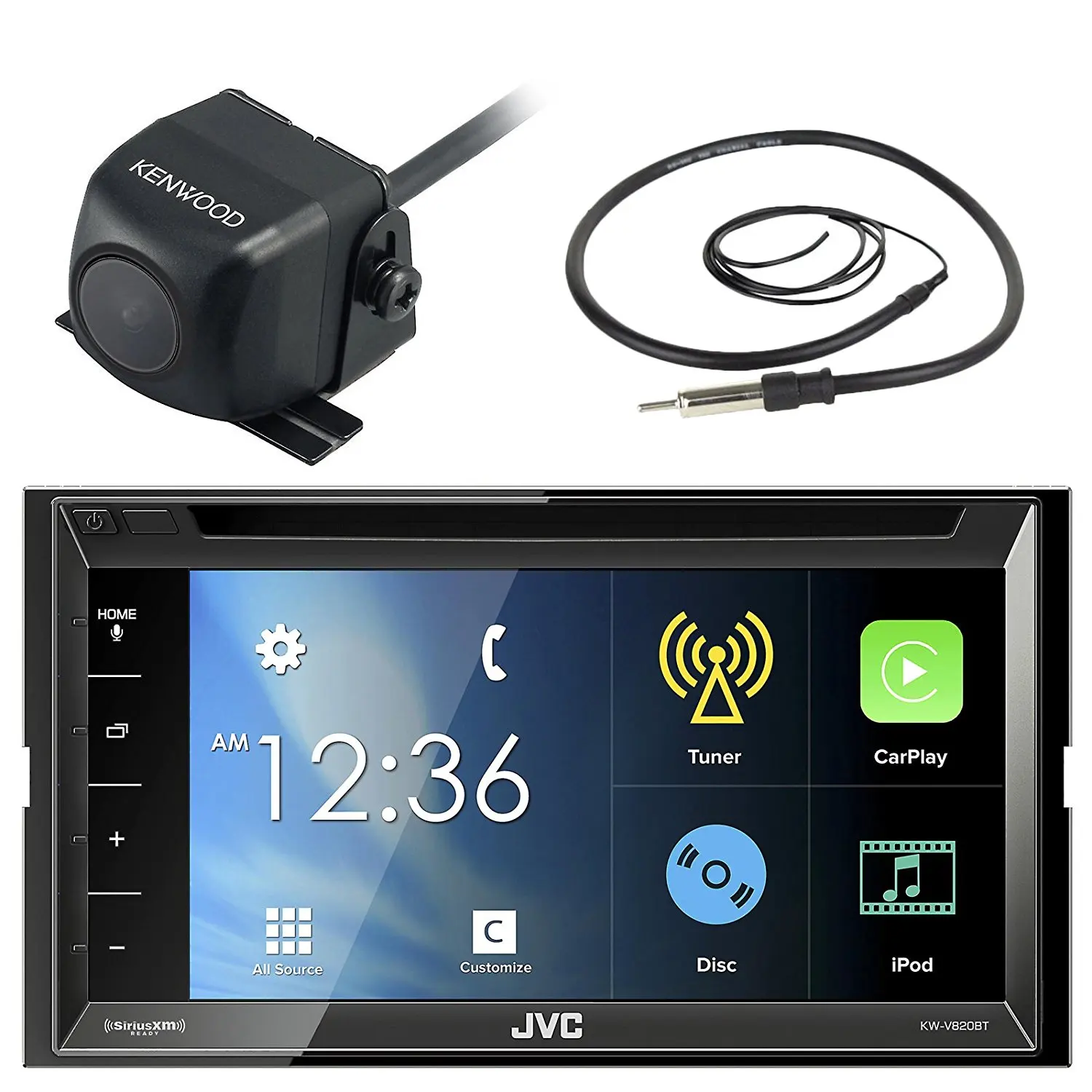 COLOR REAR VIEW CAMERA W// NIGHT VISION FOR KENWOOD DDX373BT DDX-373BT