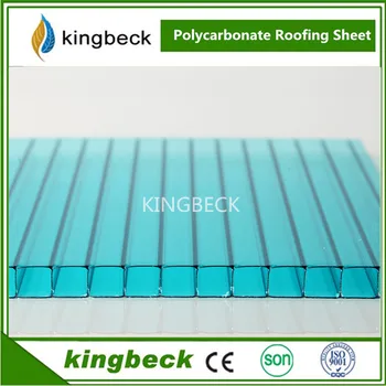 100 virgin material ge bayer 8mm twin wall colored cheap lexan 8mm twin wall polycarbonate sheet