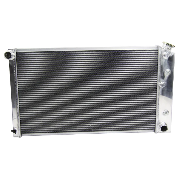 GM SMALL BLOCK SBC CAR l6//V8 FANS for 1966-1980 CHEVY 3 ROW ALUMINUM radiator