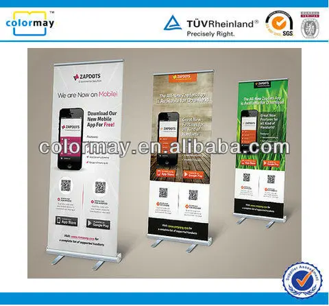 Indoor Digital Printing Banner Aluminum X Banner Hot Sale Premium